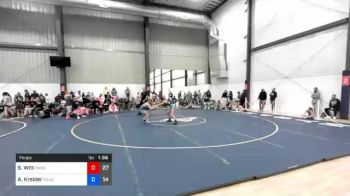 55 kg Final - Savannah Witt, PWC Athena (W) 1 vs Anna Kreider, Wrestle Like A Girl 1