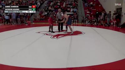 215 lbs Round 2 (3 Team) - Jackson Aquino, Bob Jones vs James Johnson, Thompson HS
