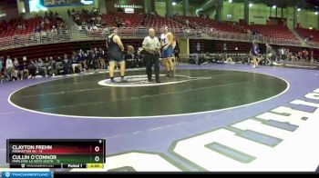 285 lbs Round 3 (6 Team) - Clayton Frehn, Manhattan HS vs Cullin O`Connor, Papillion-La Vista South