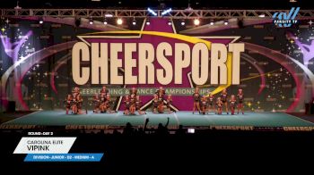 Carolina Elite - VIPink [2025 L2 Junior - D2 - Medium - A Day 2] 2025 CHEERSPORT National All Star Cheerleading Championship