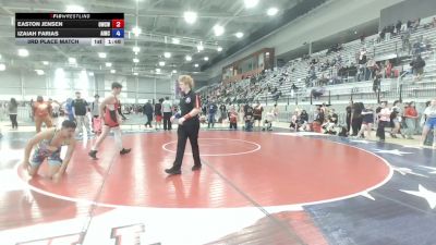 175 lbs 3rd Place Match - Easton Jensen, Omak Wrecking Crew Wrestling vs Izaiah Farias, Askeo International Mat Club
