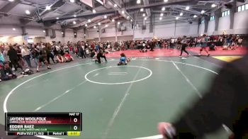126 lbs Champ. Round 2 - Eddier Baez, Spring Klein Wrestling Club vs Jayden Woolfolk, Carrollton Thunder Wrestling