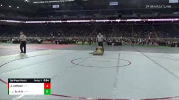 D4-135 lbs 3rd Place Match - Joe Sunkle, Springport vs Josiah Schaub, Traverse City St Francis