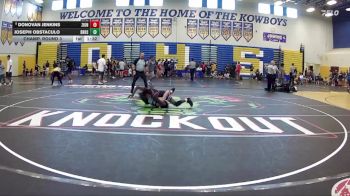 113 lbs Champ. Round 3 - Donovan Jenkins, YIC vs Joseph Obstaculo, Beebe Trained