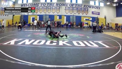 113 lbs Champ. Round 3 - Donovan Jenkins, YIC vs Joseph Obstaculo, Beebe Trained