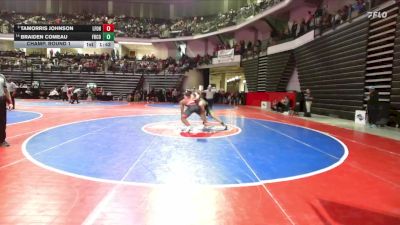190-2A Champ. Round 1 - Tamorris Johnson, Lakeview Ft. Oglethorpe HS vs Braiden Comeau, Franklin County