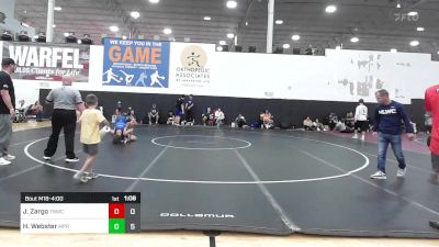 108 lbs Rr Rnd 2 - Julian Zargo, Team Nauman Wrestling Club Funky vs Hunter Webster, MPR