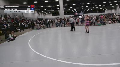 140 lbs Cons. Quarters - Averie Payton, Perry Meridian Wrestling Club vs Kira Wicklund, Ascend Wrestling Academy