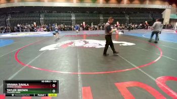 100 lbs Quarterfinal - Viviana Zavala, Spanish Springs vs Tayler Brown, Thunder Ridge