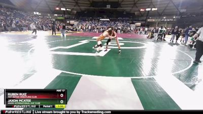 132 lbs Semifinal - Ruben Ruiz, Mat Demon Wrestling Club vs Jaxon McAtee, Askeo International Mat Club