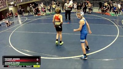 70 lbs 3rd Place Match - Samson Elario, Aniciete Training Club vs Taysom Jensen, Gunnison Valley