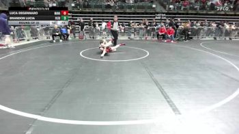 112 lbs Round Of 32 - Luca DeGennaro, Manalapan vs Brandon Lucia, Patriot