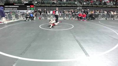 112 lbs Round Of 32 - Luca DeGennaro, Manalapan vs Brandon Lucia, Patriot