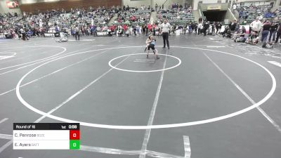 40 lbs Round Of 16 - Cael Penrose, Bozeman WC vs Eli Ayers, Battle Mountain WC