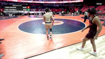 2A 150 lbs Champ. Round 1 - Dana Wickson, Rockford (East) vs Joey Pontrelli, Elmhurst (IC Catholic)