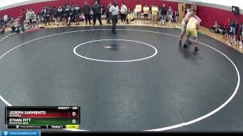 285 lbs Quarterfinal - Ethan Pitt, Mountain View vs Joseph Sarmiento, Durango