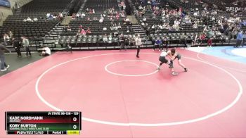 129 lbs Champ. Round 1 - Koby Burton, Soaring Eagle Wrestling Club vs Kade Nordmann, Fremont
