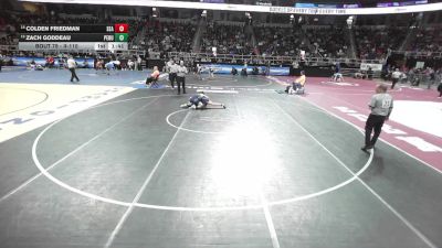 II-110 lbs Champ. Round 1 - Zach Goddeau, Peru vs Colden Friedman, Seaford