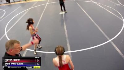 64-69 lbs Round 2 - Freyda Nelson, MN vs Sadie Yang-Elson, MN