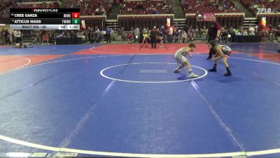 69 lbs Champ. Round 3 - Atticus Wass, Touch Of Gold Wrestling Club vs Cree Garza, Unattached