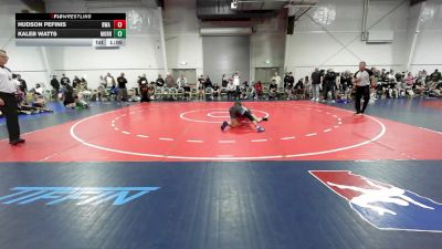 105 lbs Rr Rnd 2 - Hudson Pefinis, RWA Black MS vs Kaleb Watts, Morris Fitness Black MS