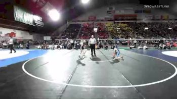 4A 98 lbs Cons. Round 1 - Calvin Abercrombie, Blackfoot vs Gauge Crapo, Twin Falls