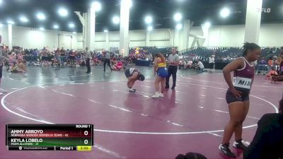 190 lbs Round 1 (8 Team) - Ammy Arroyo, Nebraska Wonder Women (A Team) vs Keyla Lobelo, MIAMI ALLSTARS