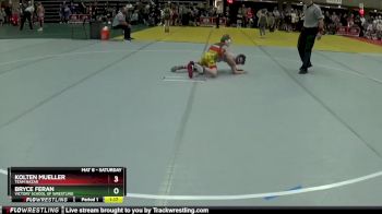 90 lbs Round 1 - Kolten Mueller, Team Nazar vs Bryce Feran, Victory School Of Wrestling