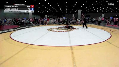 155 lbs Champ. Round 1 - Jakoiya Medina, Westmoore High School Wrestling vs Jaylee Simmons, Primal Wrestling Academy