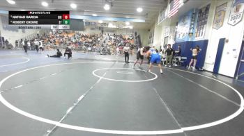 285 lbs Cons. Semi - Nathan Garcia, Chino vs Robert Crowe, South Torrance