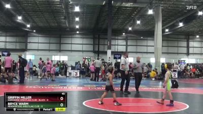 45 lbs Round 3 (4 Team) - Bryce Warm, HEADHUNTERS WRESTLING CLUB vs Griffin Miller, DARKHORSE WRESTLING CLUB - BLACK