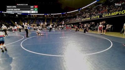 105 lbs Semifinal - Mack Apel, North Allegheny vs Carter Deeter, Southern Columbia