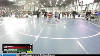 140 lbs Quarterfinal - Paxton Purcell, Team Real Life Wrestling vs Cyrus Maya, NWWC