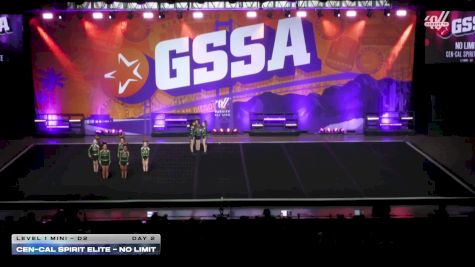 Cen Cal Spirit Elite - No Limit [2026 L1 Mini - D2 Day 2] 2026 GSSA Grand Nationals