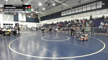 120 lbs Quarterfinal - Sofia Ardila Arredondo, Chaparral vs Sofia Olvera, Arroyo