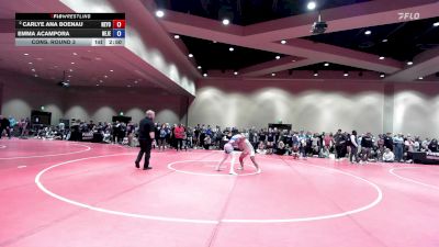 110 lbs Cons. Round 3 - Carlye Ana Boenau, New York vs Emma Acampora, New Jersey