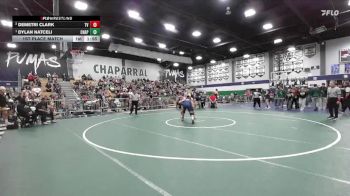 190 lbs 1st Place Match - Dylan Natceli, Chaparral vs Demetri Clark, Temecula Valley