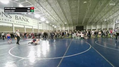 95 lbs 5th Place Match - Ryker Olsen, Northside Wrestling Club vs Joshua May, Northside Wrestling Club