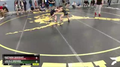 86 lbs Round 1 - Matthew Shockley, Juneau Youth Wrestling Club Inc. vs Lincoln Brower, Interior Grappling Academy