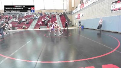 115/125 Round 1 - Hunter Edmondson, Lakeland Wrestling Club vs Xoey Zollinger, East Idaho Elite Wrestling Club