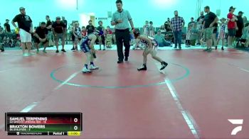60 lbs Round 1 (8 Team) - Samuel Terpening, U2 Upstate Uprising Red vs Braxton Bowers, 84 Athletees