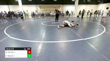 126 lbs Round Of 16 - Nathan Carrillo, CA vs Dominic Deputy, PA