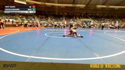 76 lbs Round Of 16 - Troy Garza, The Valley WC vs Lincoln Brower, Mat Assassins