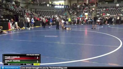 65 lbs 5th Place Match - Tyler Caniglia, Nebraska Boyz vs Wesley Martin, 2TG