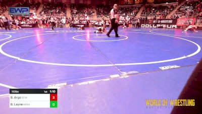 110 lbs Round Of 32 - Brock Argo, D3 Wrestling vs Benjamin Layne, NBWA