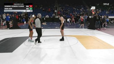 106 lbs Round Of 32 - Dominic Romero Flores, Fairfield Warde vs Rani Audi, Winchester