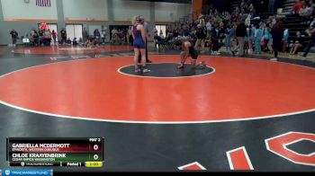 G-12 lbs Round 2 - Gabriella McDermott, Epworth, Western Dubuque vs Chloe Kraayenbrink, Cedar Rapids Washington