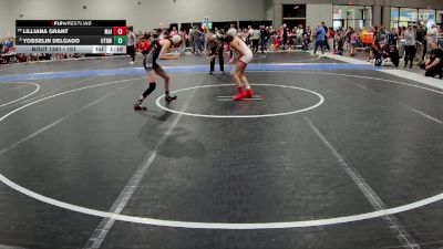 101 lbs Cons. Round 1 - Lilliana Grant, Maize vs Yosselin Delgado, U Town Hammers Wrestling