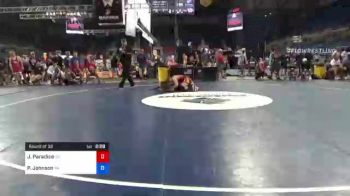 152 lbs Round Of 32 - Jeremy Paradice, Georgia vs Paniro Johnson, Pennsylvania