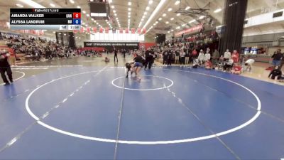 138 lbs Round 3 (12 Team) - Alyssa Landrum, Marymount vs Amanda Walker, Liberty University